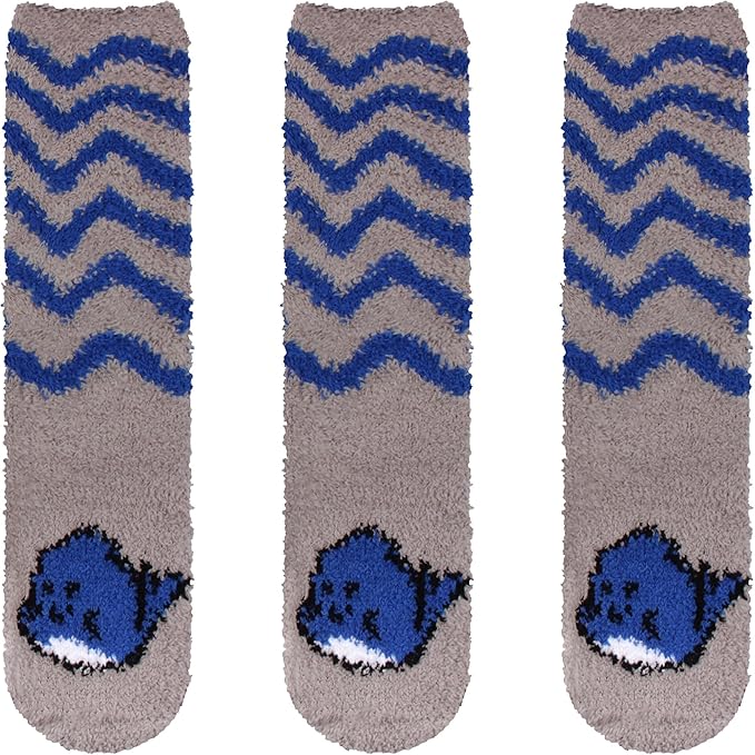 BambooMN Women's Super Soft Warm Microfiber Fuzzy Cozy Animal Socks or Christmas Winter Animal Socks, Value Pack