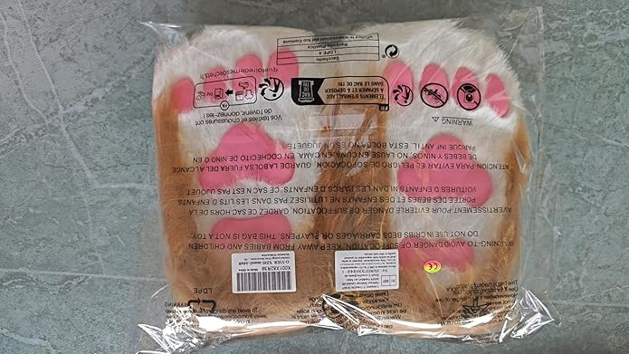 Animal Fuzzy Slippers Bear Cat Wolf Dog Fox Fursuit Feet Paw Claw Shoes Furry Boots Costume Accessories for Adult Kids