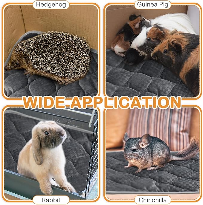 4 Pack Self Warming Cat Bed 16 x 20 Inch Self Heating Cat Mat Warm Thermal Pet Pad Washable Dog Crate Pad Reflects Body Heat Dog Cat Bed Mat Blanket Non Slip Bottom for Outdoor and Indoor Pets