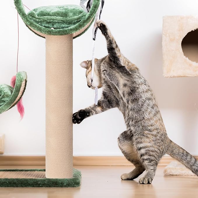 Cat Carpet remnants Cat Scratching Mat Trimmable Self-Adhesive Carpet DIY Climbing Cat Scratcher Cat Scratch Furniture Protector Covering Posts (78.7" x 15.8" Beige)