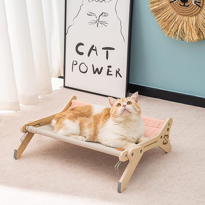Cat Window Perch Cat Window Hammock Seat for Indoor Cats Sturdy Adjustable Steady Cat Bed Providing All-Around Sunbath Space Saving Washable Holds Up to 40 lbs (2 in 1 Pink)