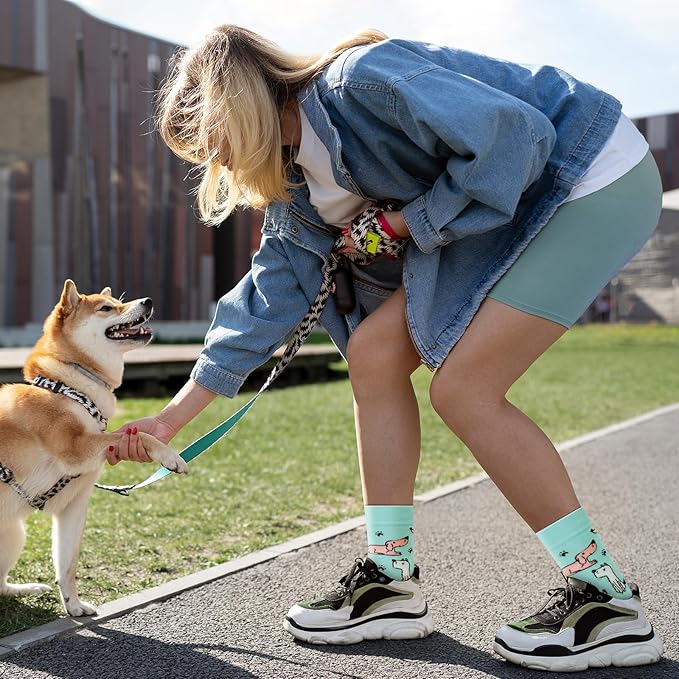 AGRIMONY Funny Cat Dog Socks for Women Teen Girls-Animal Novelty Cute Socks-Mothers Day Cat Dog Mom Gifts Stocking Stuffers