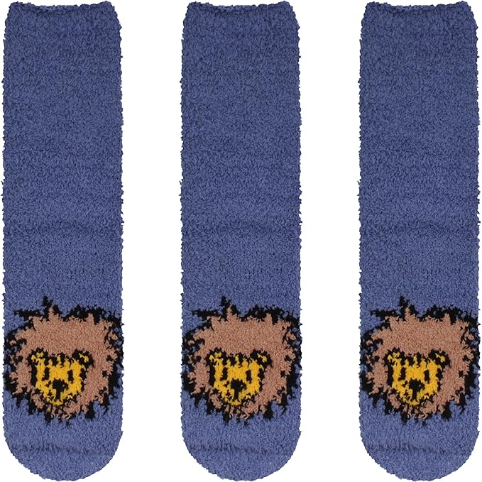 BambooMN Women's Super Soft Warm Microfiber Fuzzy Cozy Animal Socks or Christmas Winter Animal Socks, Value Pack