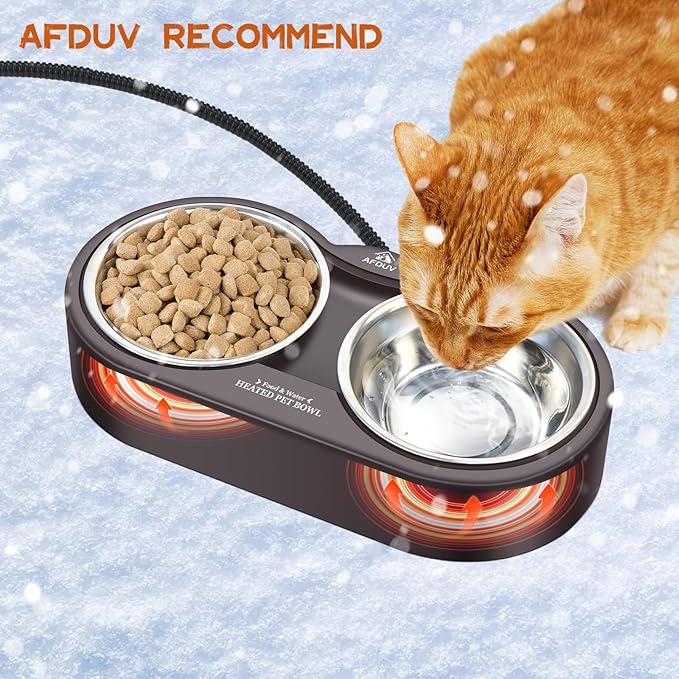 Pet Heating Pads for Cats & Dogs Outdoor, 17.7x17.7inch Puppy Cat Heating Pad Bed Outdoor Waterprooof, Heated Cat Bed Outdoor, Heated Pet Mat, Heated Dog Blanket, Gifts for Cats Puppy