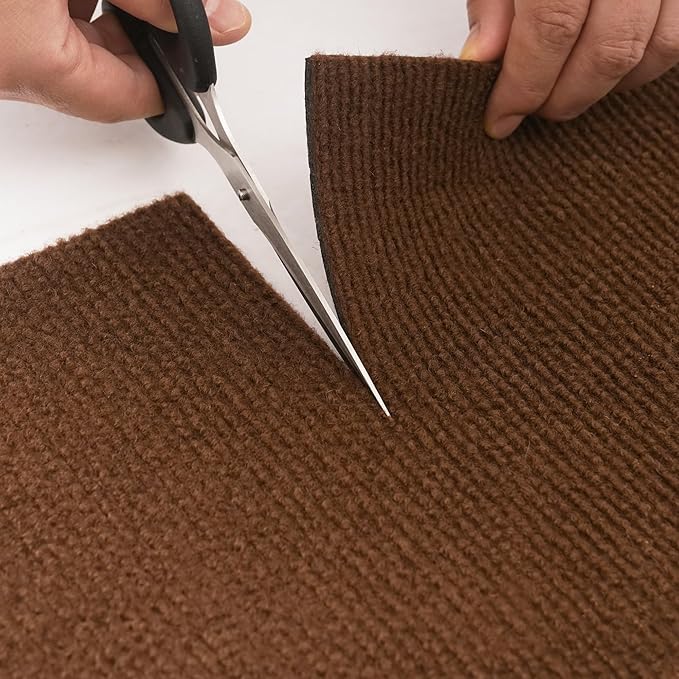 Cat Scratch Furniture Protector，78.7"x15.8"Cat Scratching Mat,Trimmable Self-Adhesive Cat Couch Protector,cat Wall Scratcher,Pad Replacement for Cat Tree Shelves and Post(Brown)