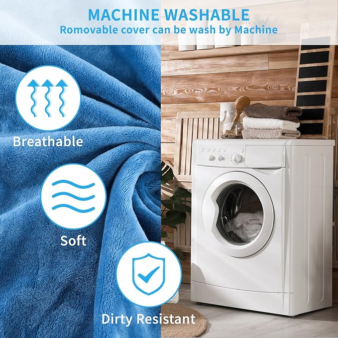 Pet Heating Pad for Cats,2 Velevt Covers Indoor Outdoor Waterproof Electric Heated Pad Mat for Dogs with Chew Resistant Cord,5 Timer and 6 Level Temperature Pet Bed Warmer-17.7x17.7