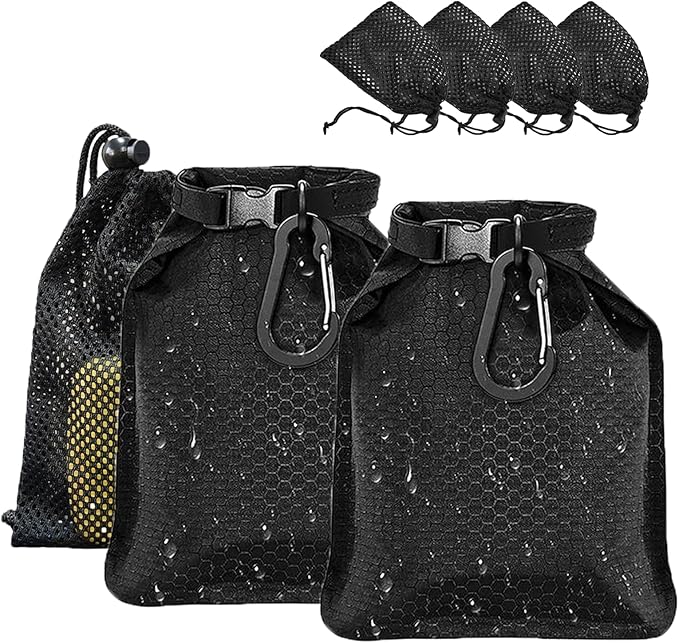 6 Pcs Travel Soap Bag, Waterproof Leakproof Quick Dry Bar Soap Travel Container, Soap Saver Pouch for Camping, Hiking, Hotel Essentials, Portable Soap Holder Travel Case, Soap Travel Bag