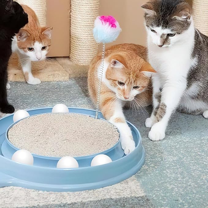 8 Pcs Cat Track Balls Replacement Balls for Cat Track Toy Cat Ball Track Cat Toy Ball Track Cat Balls Track Toy