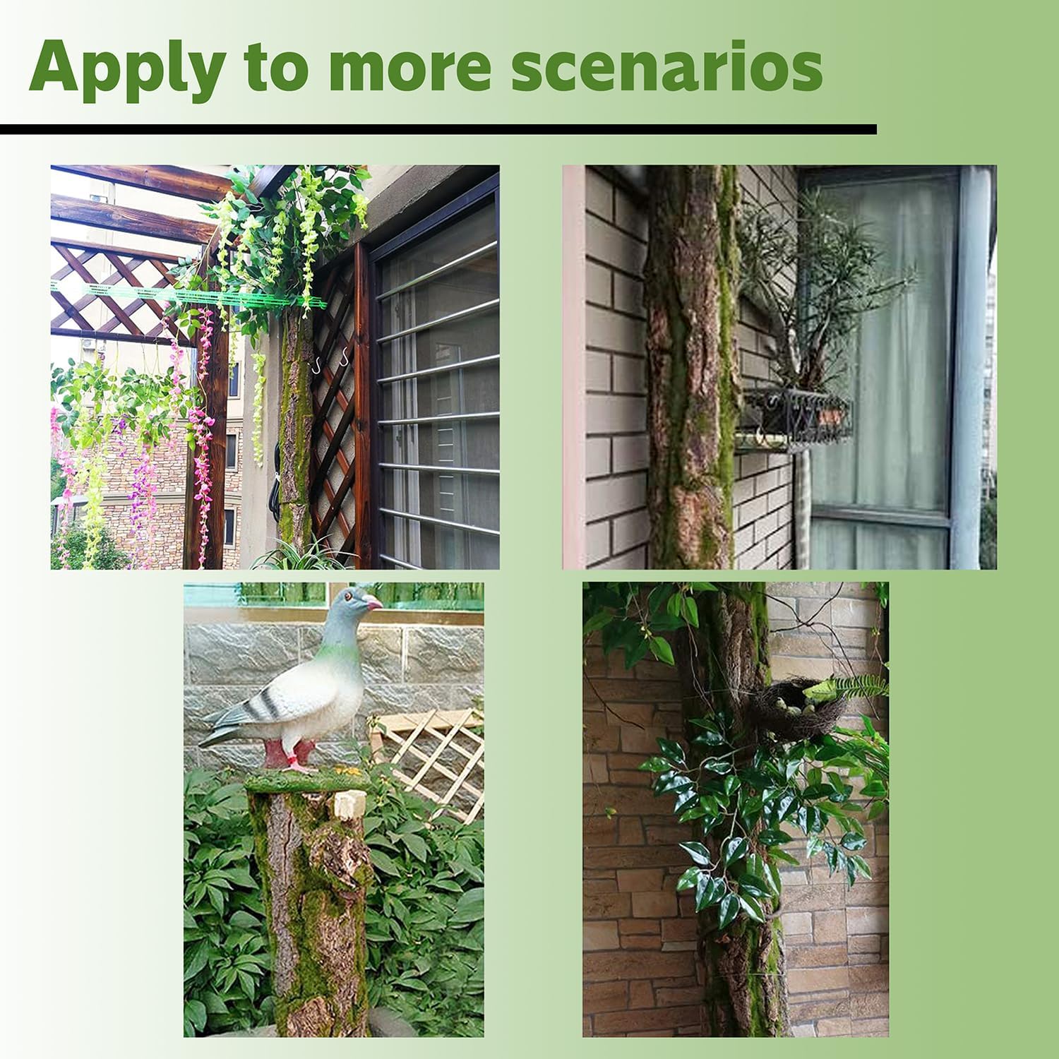 15.75x11.81in Reptile Terrarium Cork Background,Bearded Dragon Tank Bark Backdrop Wall Decor with Artificial Moss for Gecko Lizard Tortoise Frog Chameleon(1Pcs)