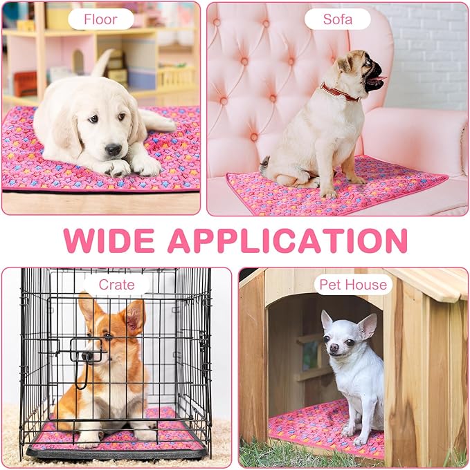 2 Pack Self Warming Cat Bed Pet Self Heating Pad Cat Warming Bed Mat Thermal Cat Mat Washable Reflects Body Heat Removable Cover for Indoor Outdoor Feral Pet (Little Star,20 x 28 Inch)