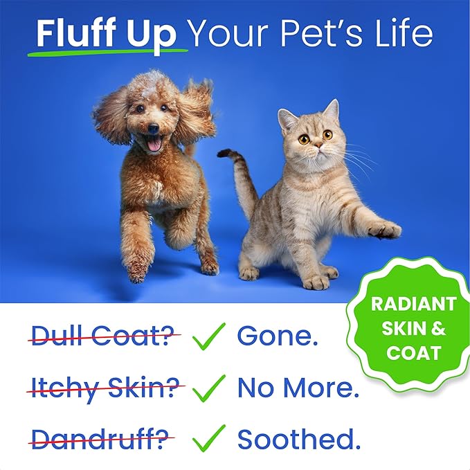 BARK&SPARK Fish Oil for Dogs - Natural Omega-3-Skin & Coat Support -Liquid Food Supplement for Pets-EPA+DHA Fatty Acids for Joint Function, Immune&Heart Health 16 (fl oz)-Pollock and Krill