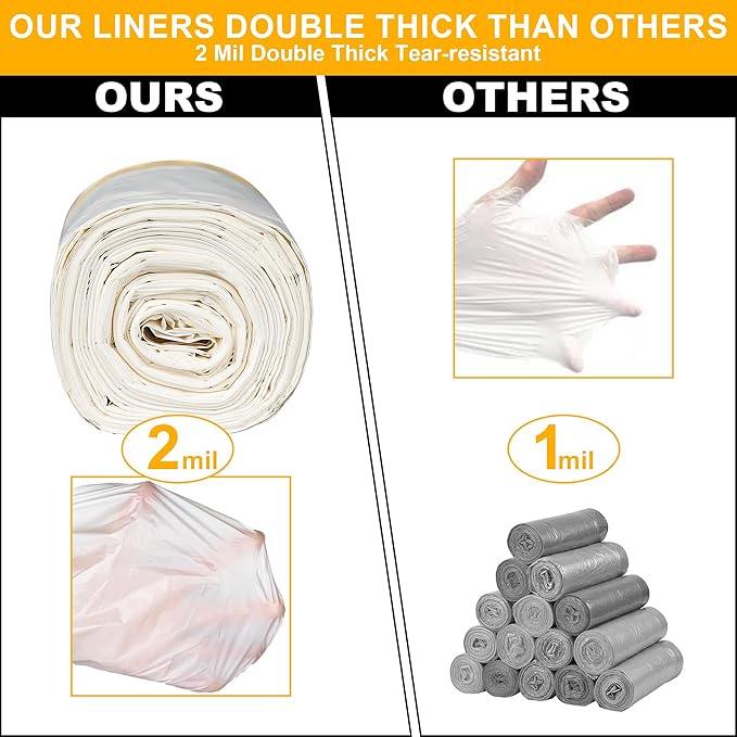 60 Count Cat Litter Box Liners Bags For Litter Robot 4 and 3, 26.5" X 16.7" Drawstring Litter Robot Liners Bags For Self-Cleaning Litter Box,Thick And Heavy Duty Litter Robot Waste Bags