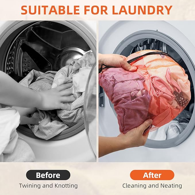 10/20/40/60/100PCS Mesh Drawstring Bag Durable Delicate Mesh Laundry Bag Multicolor Nylon Mesh Bag Small Mesh Gym Bag Travel Mesh Beach Bag Locking Closure Drawstring Bag For College, Gym, Yoga, Sport