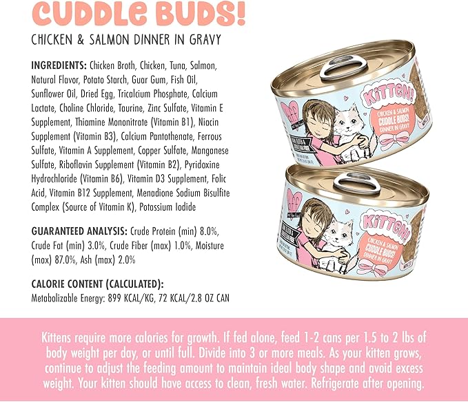 B.F.F. Kitten, Cha Cha Cha, 2.8oz Can (Pack of 12)