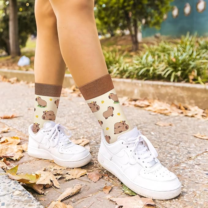 AGRIMONY Funny Cat Dog Socks for Women Teen Girls-Animal Novelty Cute Socks-Mothers Day Cat Dog Mom Gifts Stocking Stuffers