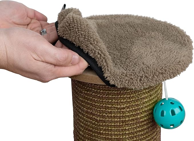Kitty City Sisal Post Scratcher, Scratch Perch Cover Replacements 2pk, Tan