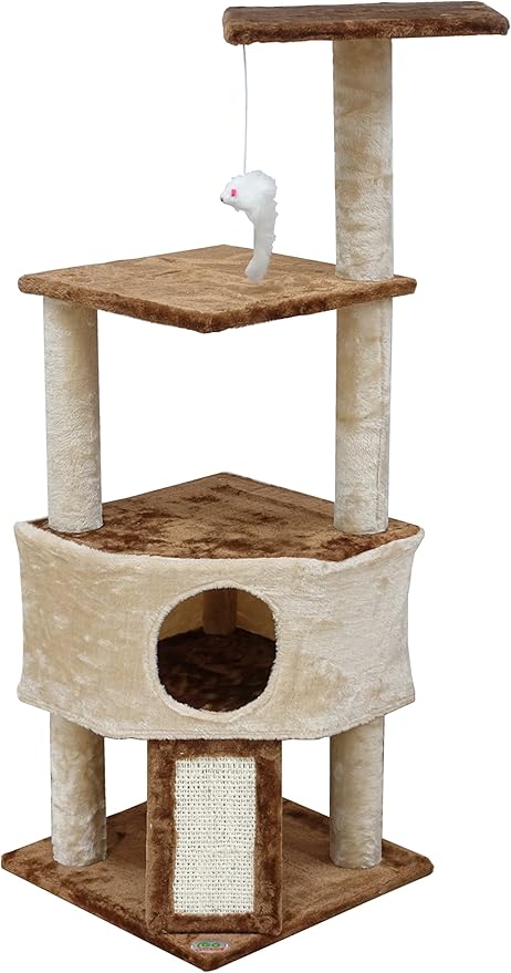 Go Pet Club F708 46" Kitten Tree,Beige