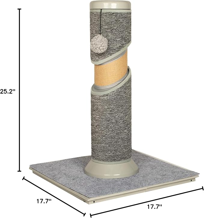 Kitty City Sisal Post Scratcher, Tremendous Twist Post