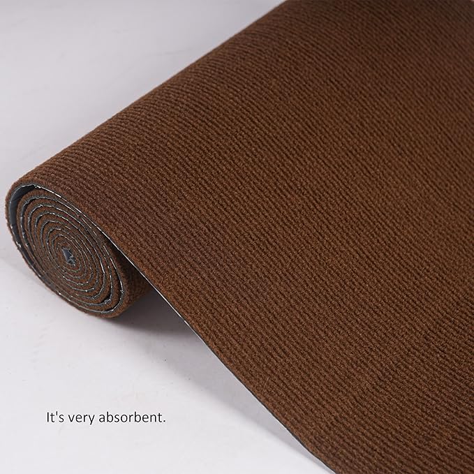 Cat Scratch Furniture Protector，78.7"x15.8"Cat Scratching Mat,Trimmable Self-Adhesive Cat Couch Protector,cat Wall Scratcher,Pad Replacement for Cat Tree Shelves and Post(Brown)