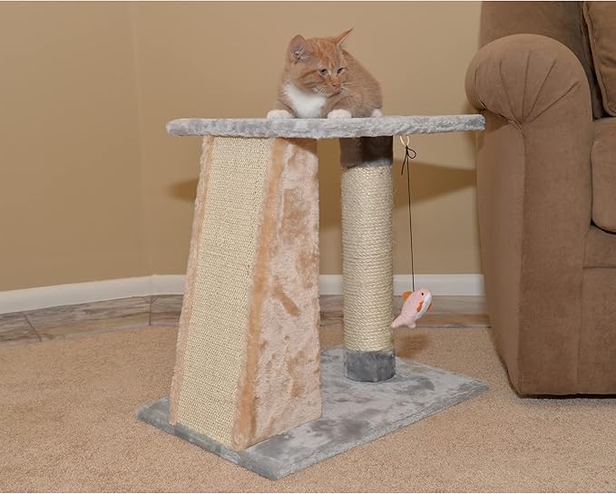 Aeromark Cat Scratcher,Silver Gray,20"(L) X14(W) X20(H),X2001