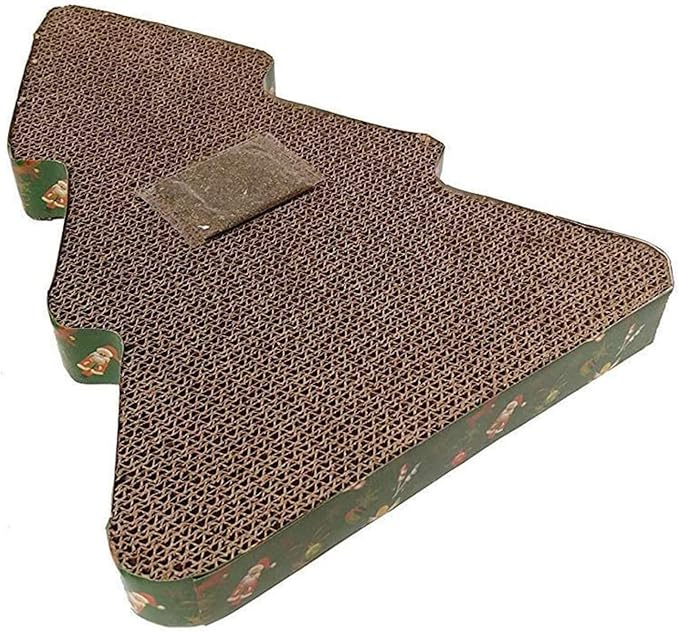 Midlee Christmas Tree Shaped Cat Scratcher