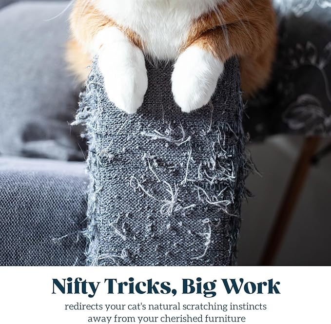 Natural Sisal Rope for Cat Scratcher 1/4 Inch by 50 Feet, Cat Tree Rope Twine for Cat Scratching Post Replacement, Cat Tower with Scratch Post Repairing, Replace, Recovering and DIY, Natural