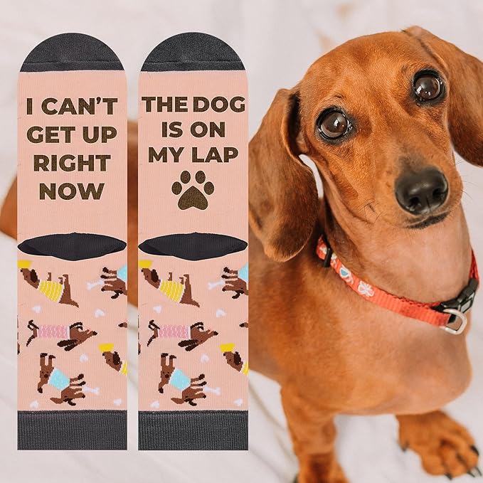 AGRIMONY Funny Cat Dog Socks for Women Teen Girls-Animal Novelty Cute Socks-Mothers Day Cat Dog Mom Gifts Stocking Stuffers