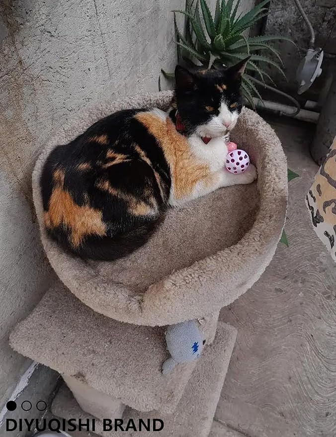 Assorted Cat Toys for Indoor Cats & Kittens - 26-Piece Set with 6 Bell Balls & 20 Reflective Balls for Safe Active Play & Mental Stimulation