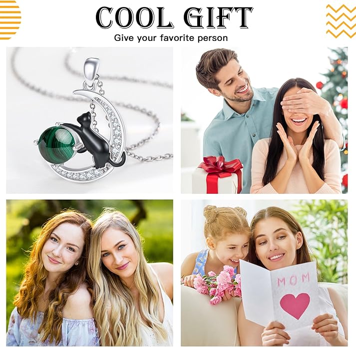 Animal Necklace 925 Sterling Silver Cat/Dog/Fox/Axolotl/Highland Cow Pendant Necklace Cute Animal Jewelry Graduation Gifts for Women