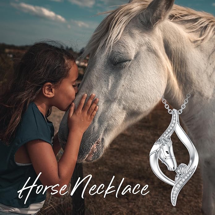 925 Sterling Silver Lab Grown Diamond Animal Necklace Cat/Bear/Bee/Dolphin/Dragonfly/Horse/Hummingbird/Koala/Parrot/Penguin/Pigeon/Sea Turtle/Starfish Lab Grown Diamond Necklace Gift for Women