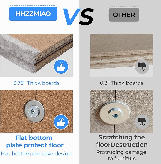 34 Inch Tall Cat Scratching Post for Multi Cat - Cat Scratching Post for Indoor Cats and Kitten with Velvet Large Diameter Scratching Post Top & 2 Hanging Ball Toy