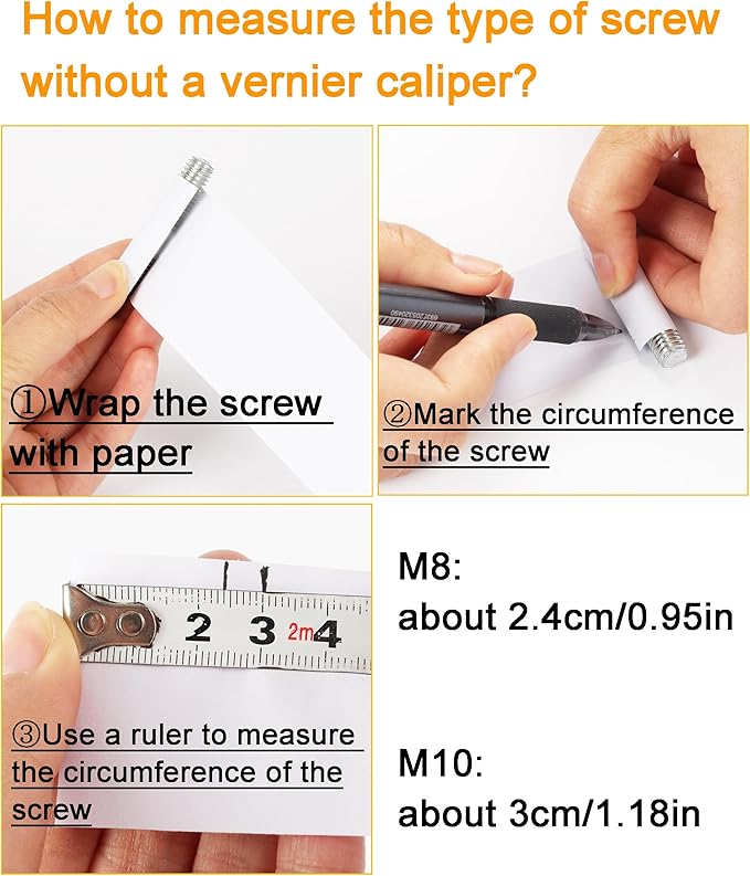 4 Pcs 2.9in 7.4cm Diameter Cat Tree Scratching Post Replacement Pole (M8, 17.7in/45cm)