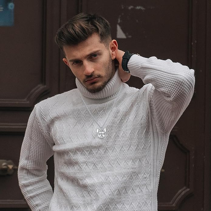 Aniu Cremation Jewelry for Ashes S925 Sterling Silver Urn Necklace Memorial Necklace for Human Ashes of Loved Ones Keepsake Pendant for Men Women