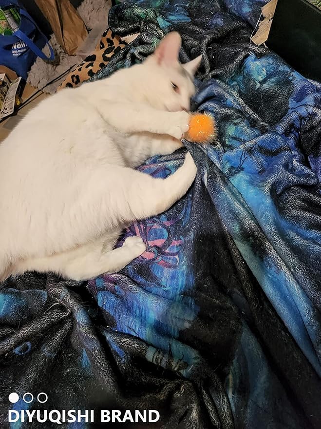 50 PCS Cat Ball Toys for Indoor Cats, Interactive Cat Toy Balls for Exercise and Entertainment Cat Toys for Small and Medium Breed Sizes