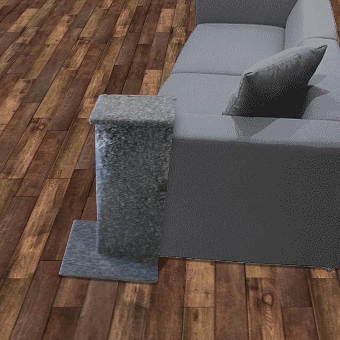 Klever Kitty Cat Scratching Post and Couch Protector - Durable Furniture Protector from Cat Claws, Protects Sofa Corners, Prevents Ruining Your Couch, Soft Fabric Designed to Promote Nail Health