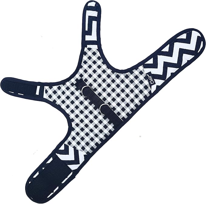 Cat Harness and Leash for Walking Escape Proof, Adjustable Cat Vest Harness, Padded Stylish Cat Walking Jackets, Black Plaid, Medium