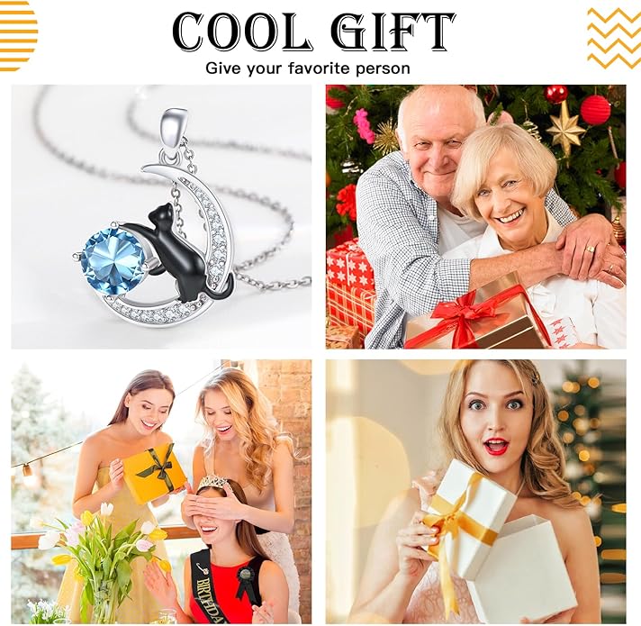 Animal Necklace 925 Sterling Silver Cat/Dog/Fox/Axolotl/Highland Cow Pendant Necklace Cute Animal Jewelry Graduation Gifts for Women