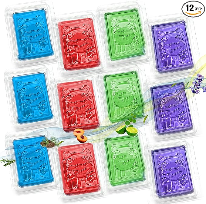 12 PCS Automatic Litter Box Deodorizer Gel Compatible with ABRCT HHOLOVE Self-Cleaning Cat Litter Box, Odor Deodorant for MeoWant LR01 Smart Cat Litter Box, Pet Odor Eliminator