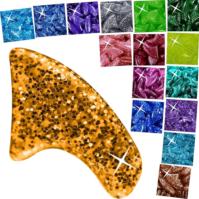 16x Glitter Colors / 160 pcs | Cat Nail Caps | Cat Claw Covers with Adhesives and Applicators (XS)