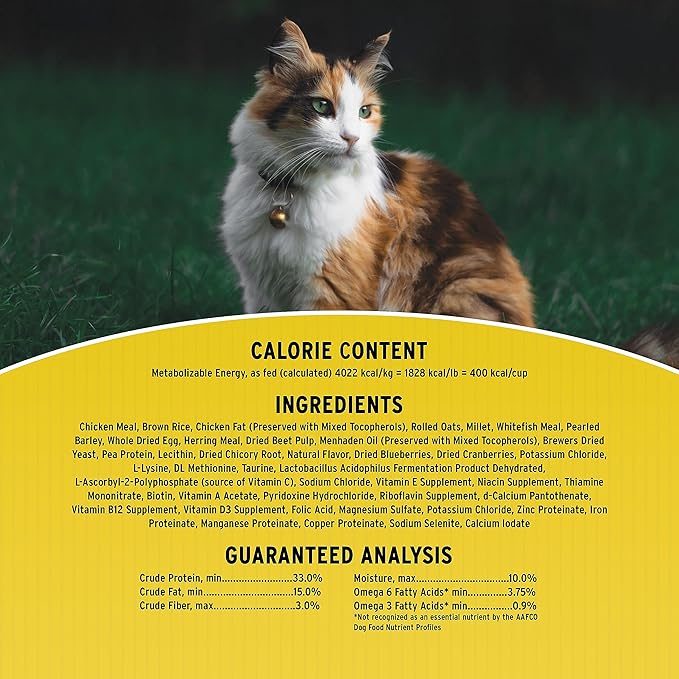 Annamaet Original Feline Formula Dry Cat Food, (Chicken & Brown Rice), 4-lb Bag