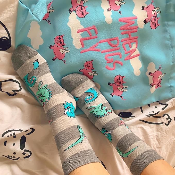 ANTI BASIC Novelty Cat Socks Gift for Women(fits Women shoe size 6-12)