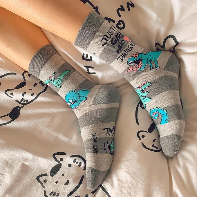 ANTI BASIC Novelty Cat Socks Gift for Women(fits Women shoe size 6-12)