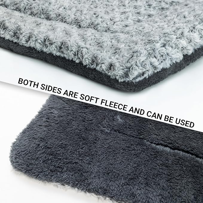 Self Warming Cat Bed for Indoor Cats & Small Dogs, Cozy Thick Cat Mat Bed Self Heating Pad for Cold Weather, Washable Fluffy Calming Bed Cushion Sleeping Relaxing Playing