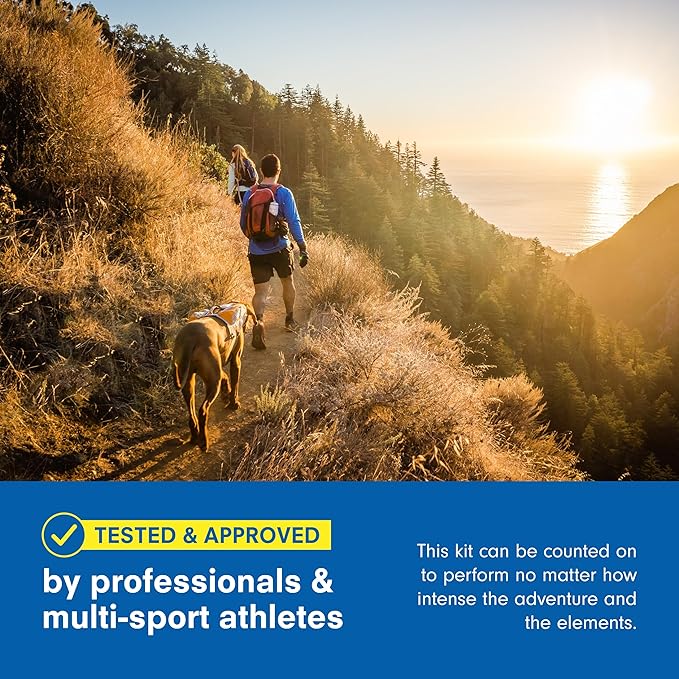 Adventure Medical Kit Ultralight/Watertight Medical Kit .5-1 Person, 1-2 Days - Includes Bandages, Blister Essentials & More - Perfect for Hiking, Biking & Climbing