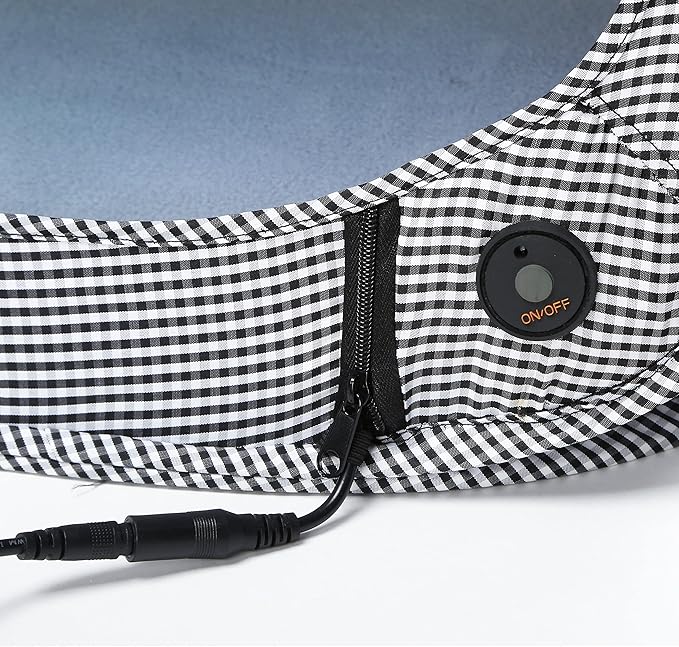 Pet Life ® "Enterlude Electronic Heating Lightweight and Collapsible Pet Tent