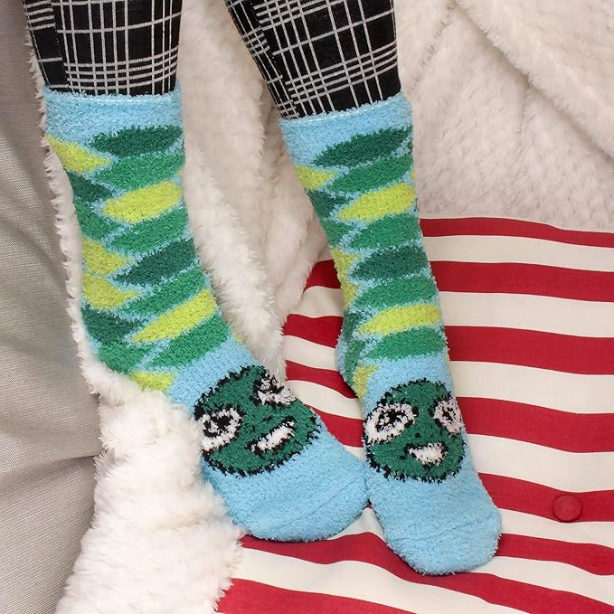 BambooMN Women's Super Soft Warm Microfiber Fuzzy Cozy Animal Socks or Christmas Winter Animal Socks, Value Pack