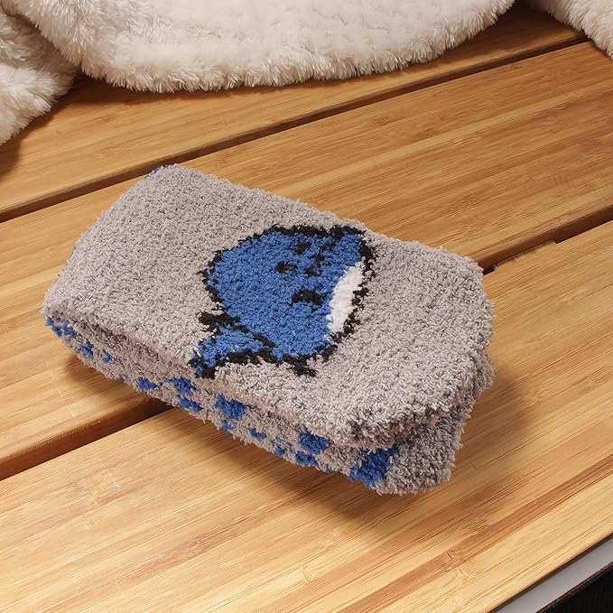 BambooMN Women's Super Soft Warm Microfiber Fuzzy Cozy Animal Socks or Christmas Winter Animal Socks, Value Pack