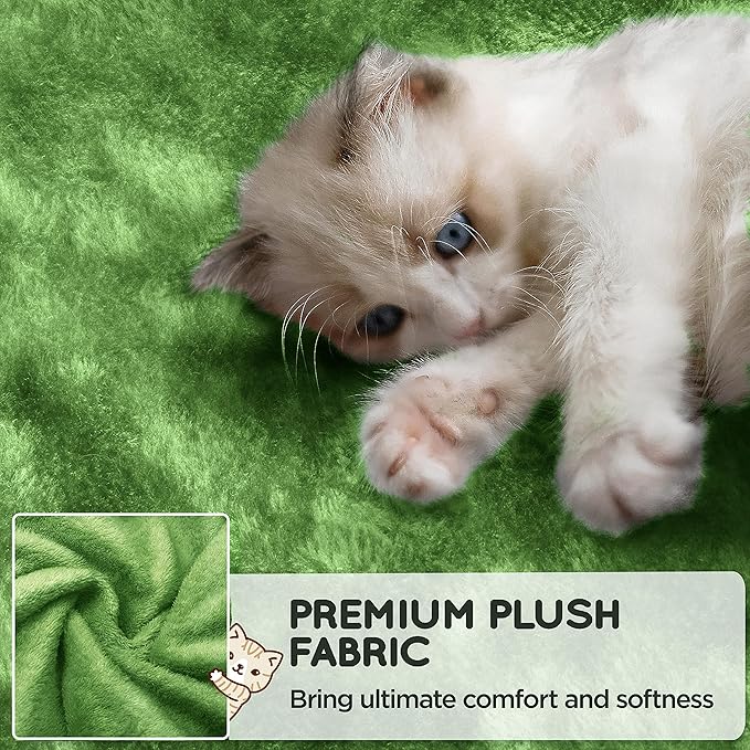 Yaheetech Cat Tree Cat Tower, 63in Multi-Level Cat Tree for Indoor Cats, Tall Cat Tree w/Sisal-Covered Scratching Posts & Condo, Cat Furniture Activity Center for Cats Kitten, Green