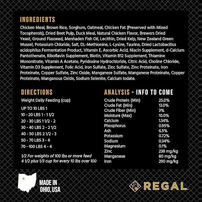 Adult Farmhouse Recipe (Chicken and Duck) All Natural, Slow Cooked Whole Grain Dry Dog Food for All Breeds and Sizes of Adult Dog - Made in The USA, 26 LB Bag