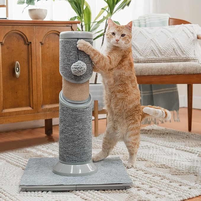 Kitty City Sisal Post Scratcher, Tremendous Twist Post
